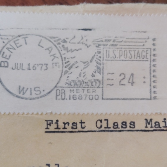 New 1973 Gold and Blue St. Benedict Medals In Original Packaging - Picture 9 of 9